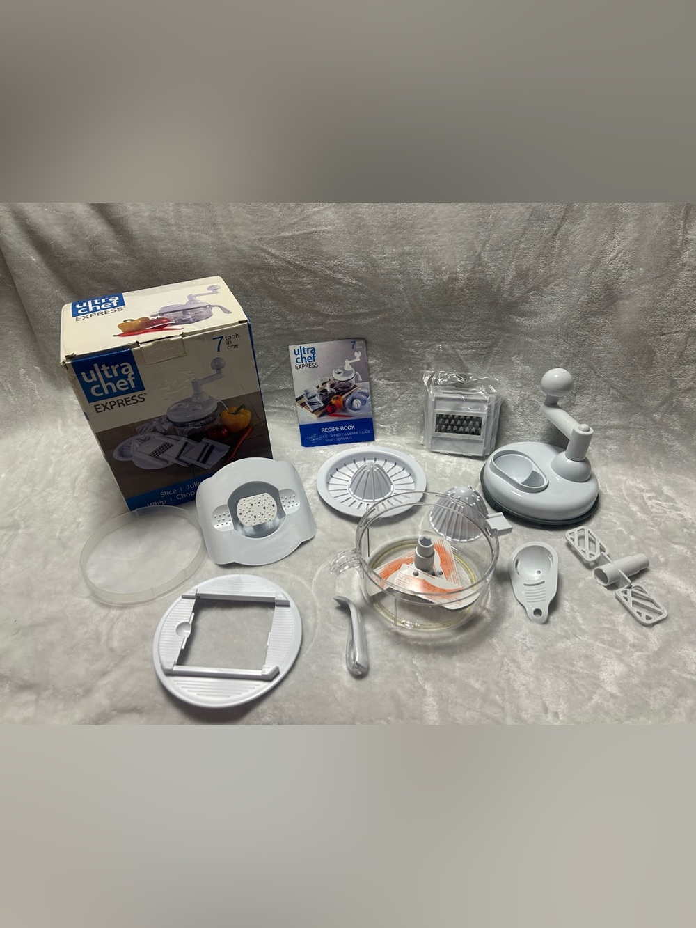 Ultra Chef Express 7 in 1 Chopper Mixer Blender Whipper Slicer Shredder & Juicer